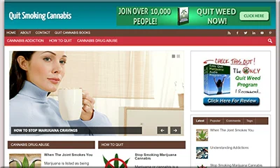 Ready Made Smoking Cannabis Website with Fascinating Design