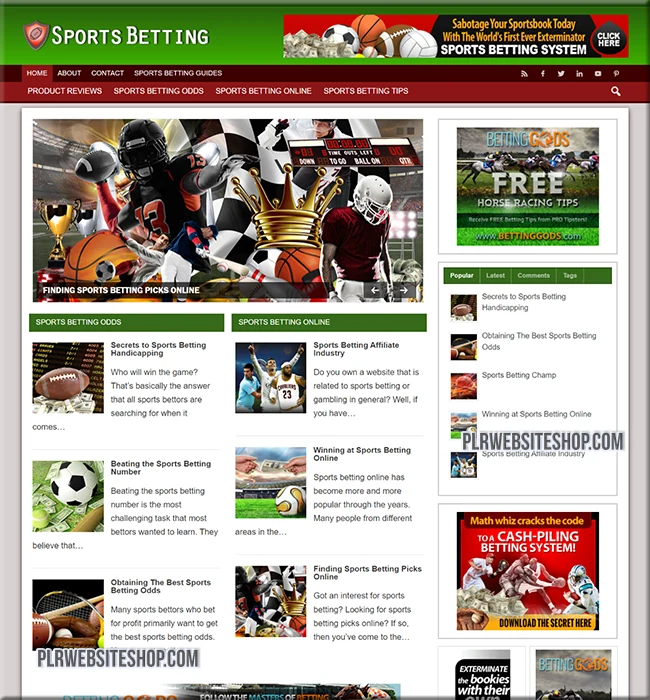 sports betting ready made website