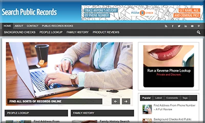Ready Made Search Public Records Website with PLR Rights