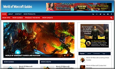 Ready Made World of Warcraft Website with PLR License