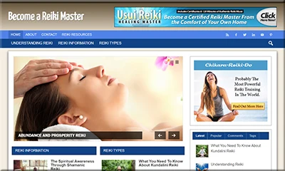 Ready Made Reiki Master Website with Exclusive Content