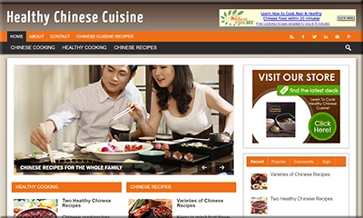 Ready Made Chinese Cuisine Website with Special Design