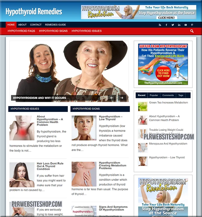hypothyroidism ready made website