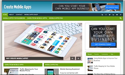 Ready Made Mobile Apps Website with Powerful Content