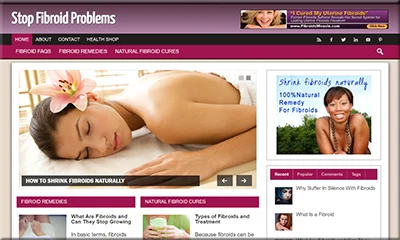 Ready Made Stop Fibroids Website with Awesome Theme