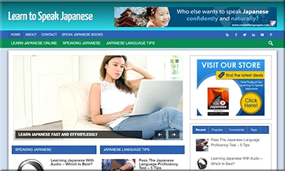 Ready Made Learn Japanese Website with Fascinating Design