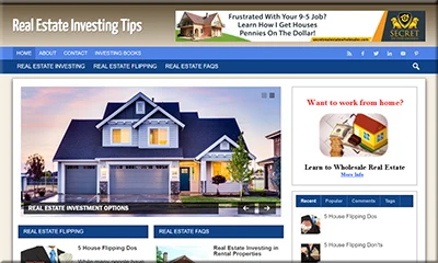 Ready Made Real Estate Investing Website with PLR License