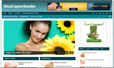 Ready Made Lipoma Remedy Website with Powerful Content