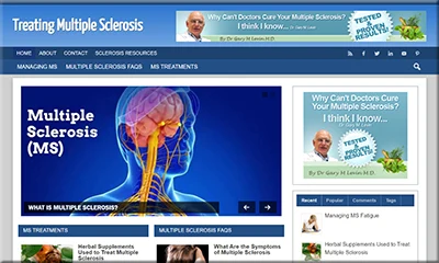 Ready Made Multiple Sclerosis Website with Unique Content