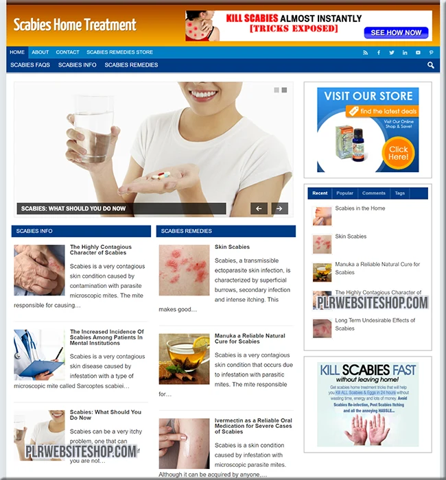 scabies ready made website