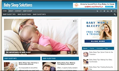 Ready Made Baby Sleep Website with PLR License