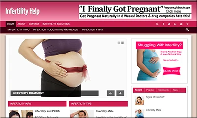 Ready Made Infertility Help Website Complete with Content