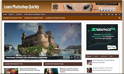 Ready Made Learn Photoshop Website with Fascinating Theme