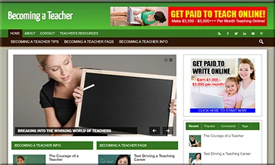 Ready Made Becoming Teacher Website with Attractive Theme