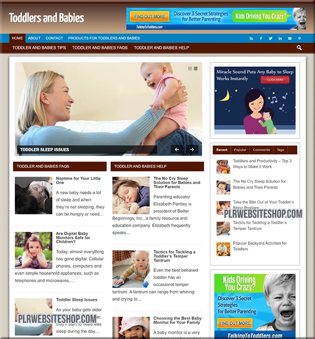 toddlers ready made website