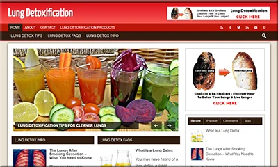 Ready Made Lung Detoxification Website with Awesome Theme