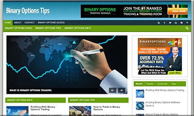Ready Made Binary Options Website with Awesome Design