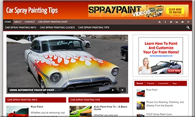 Ready Made Car Spray Painting Website with Awesome Design