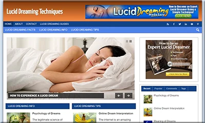 Ready Made Lucid Dreaming Website with Awesome Design