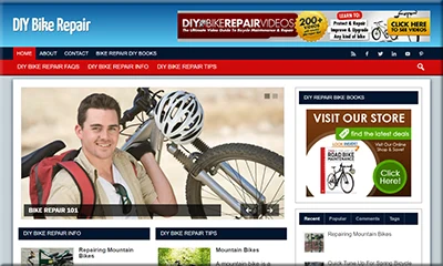 Ready Made Diy Bike Repair Website with Attractive Design