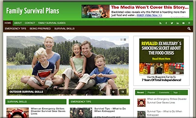Ready Made Family Survival Website with Beautiful Design