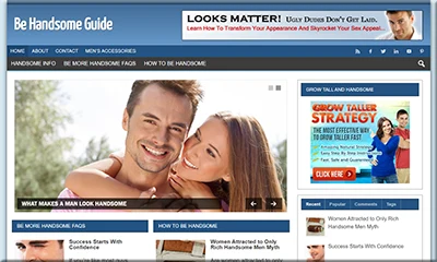 Ready Made Handsome Guide Website with PLR Rights