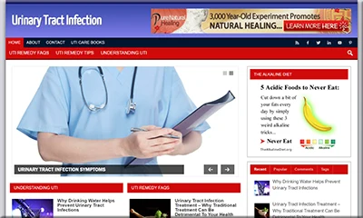Ready Made Urinary Tract Infection Website with PLR Rights