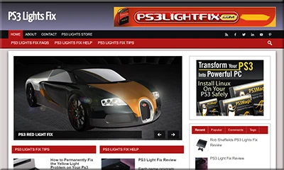 Ready Made Ps3 Lights Fix Website with Great Content
