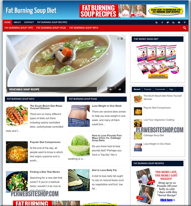 soup diet ready made website