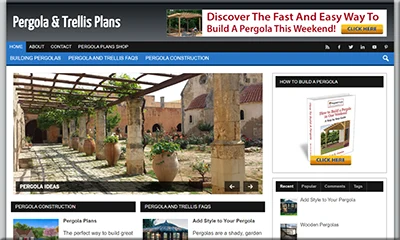 Ready Made Pergola Plans Website with Powerful Content