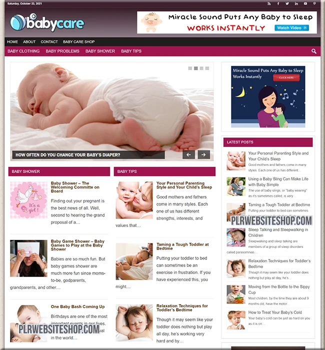 baby ready made website