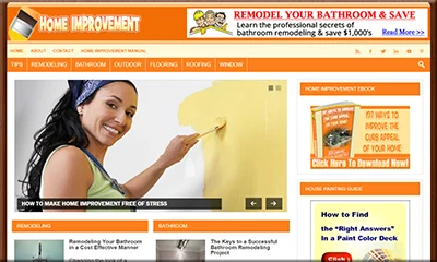 Ready Made Home Improvement Website with Great Content