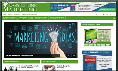 Online Market Pre Made Template for Websites