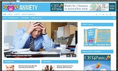 Ready Made Anxiety Website with Excellent Content