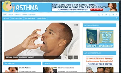 Ready Made Asthma Website with Powerful Content
