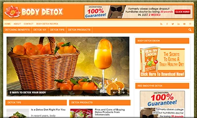 Ready Made Body Detox Website with PLR Rights