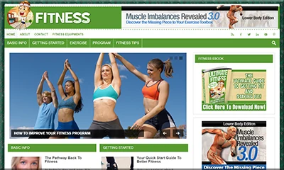 Ultimate Fitness PLR Info Site with Special Theme