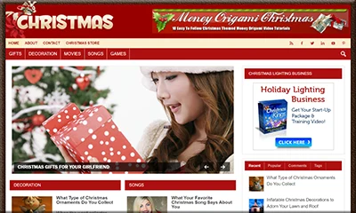 Done for You Christmas Website with PLR License