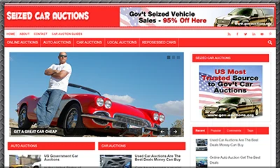 Seized Car Auctions Guide Ready Made Site
