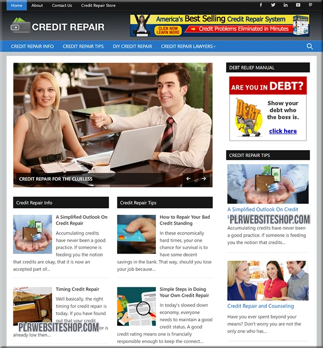 credit repair done for you website