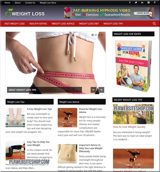weight loss premade website