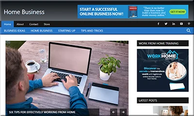 Home Business Ready Made Blog Template