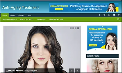 Anti-aging Treatment Ready-made Website