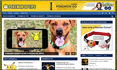 Ready Made Pokemon Go Website with PLR Rights