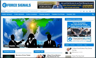 Ready Made Forex Trading Signals Website with PLR