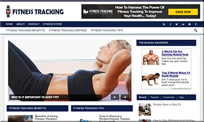 Ready Made Fitness Tracking Website with PLR License