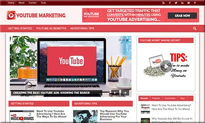 Ready Made Youtube Ads Excellence Website with PLR