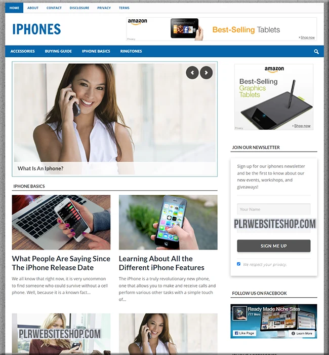 iphones ready made website