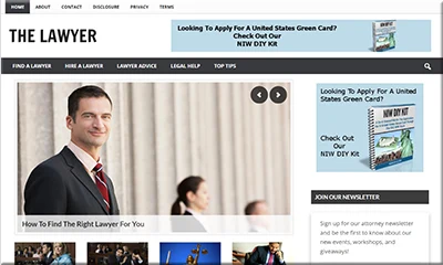 Ready Made Lawyer Website with Powerful Content