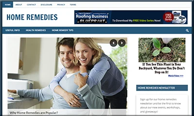 Ready-made Home Remedies Affiliate Website